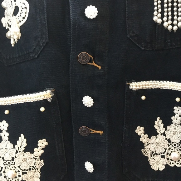 FINAL MARKDOWN Unique denim western jacket small - Picture 3 of 8